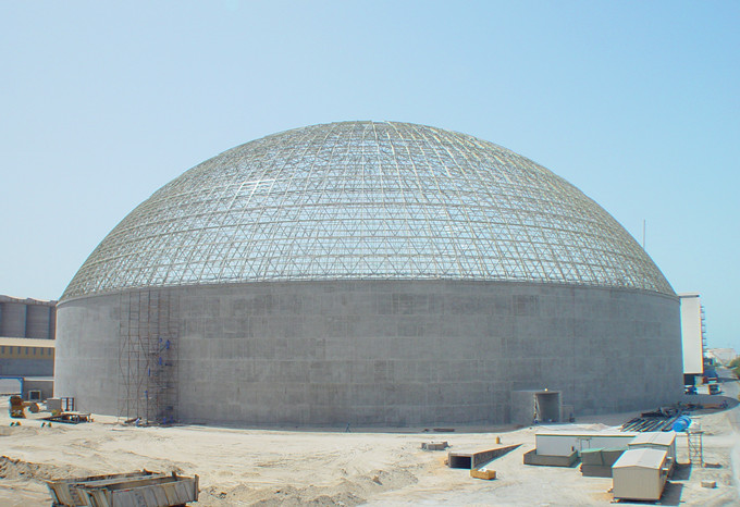 cement plant space frame 